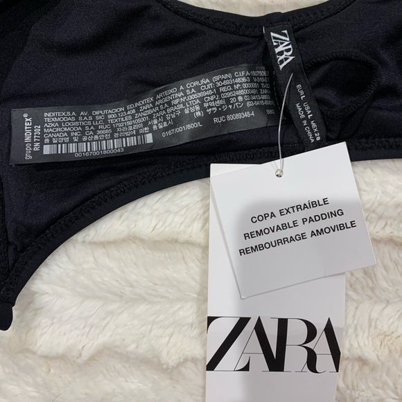 **HP** Zara sold-out two piece black Bikini with cut out waist-hip - Picture 5 of 8